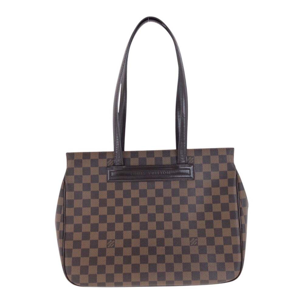 LOUIS VUITTON Authentic Brown Damier Leather Shoulder Bag - Picture 2 of 10